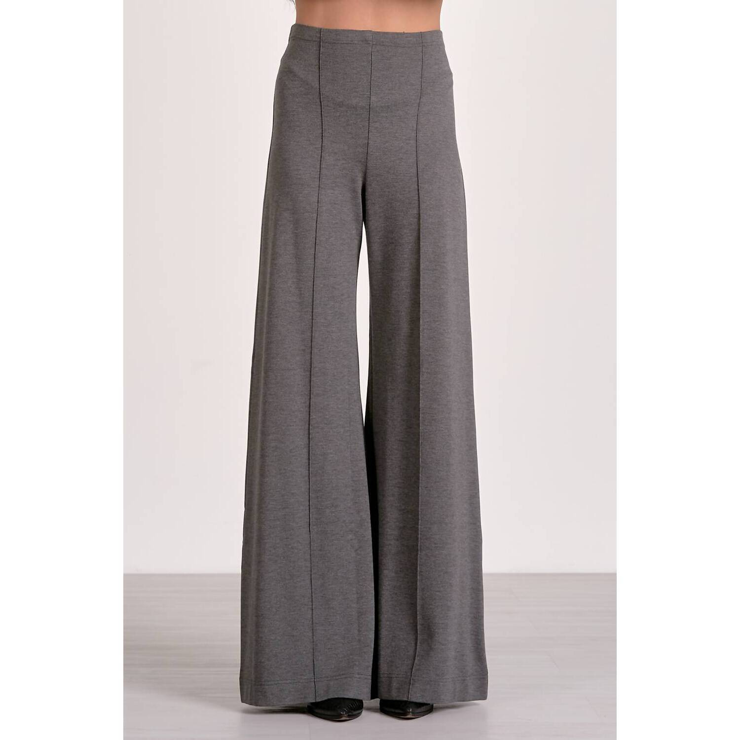 New Elan Wide Leg Pants In Gray